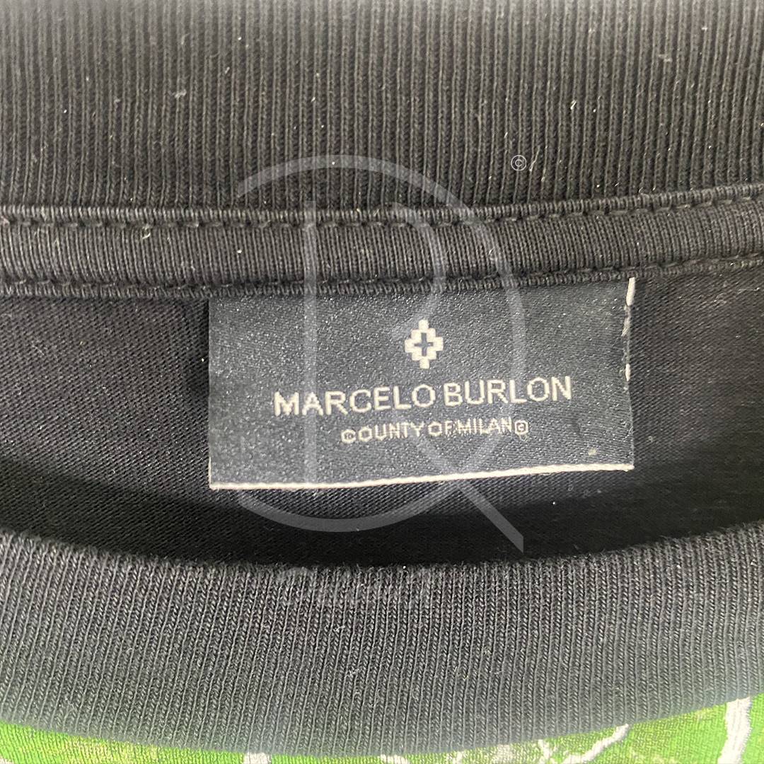 Marcelo Burlon Men's 'Owl Face' Long Sleeve T-shirt (M) 🦉