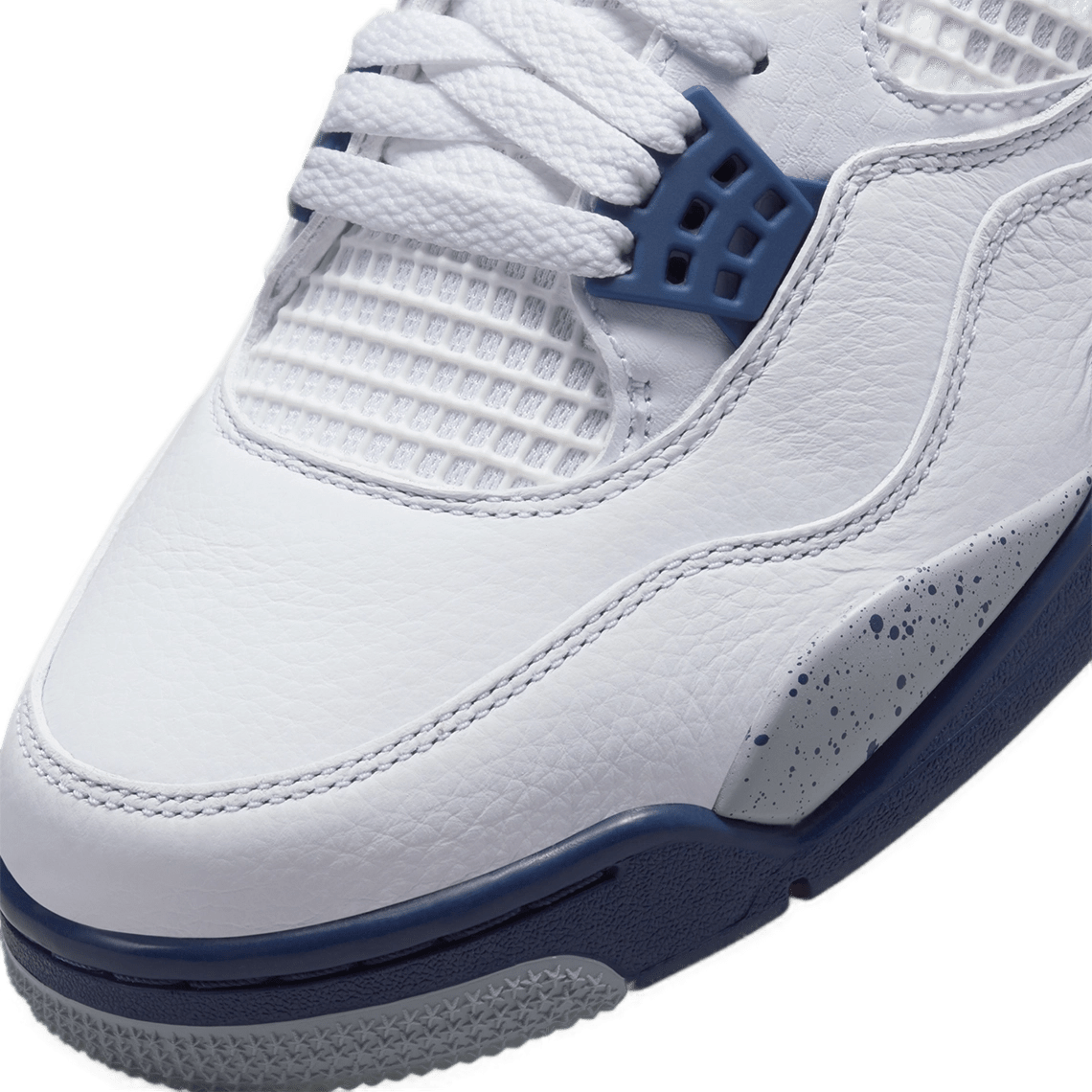 Nike Sneakers, Nike Air Jordan 4 'White Midnight Navy’ 🫐