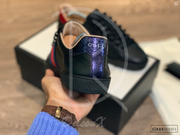 Gucci Ace ’Bee’ Black Leather (44) 🌤
