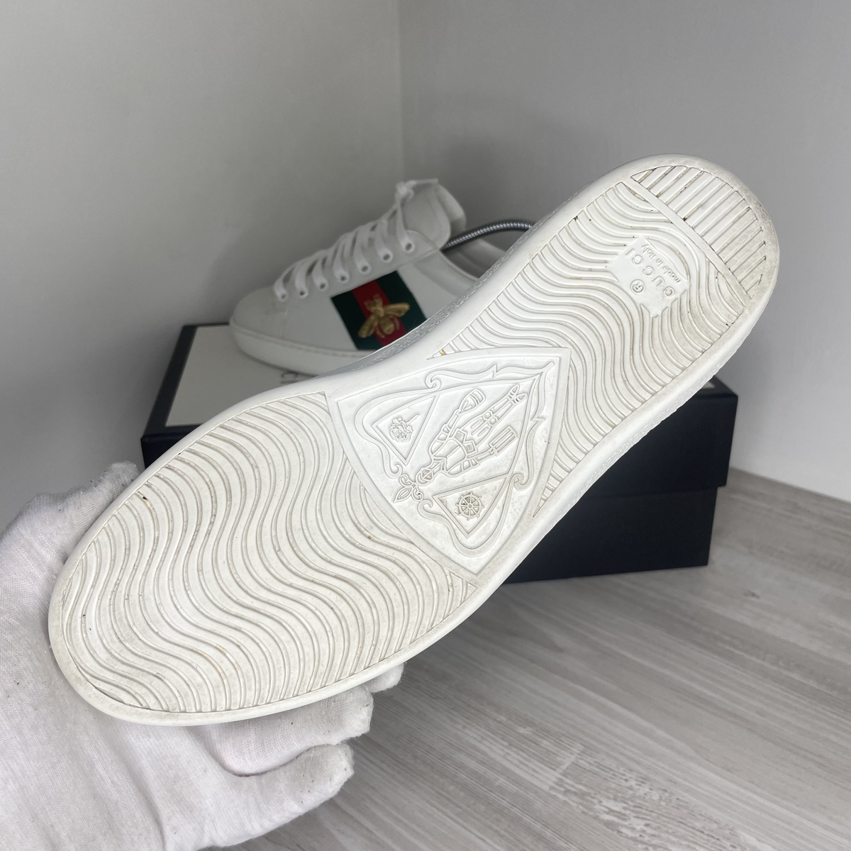 Gucci Sneakers, Ace 'Bee' (41.5)