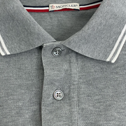 Moncler Polo, Herre 'Maglia Polo Manica Corta' Grå (M)