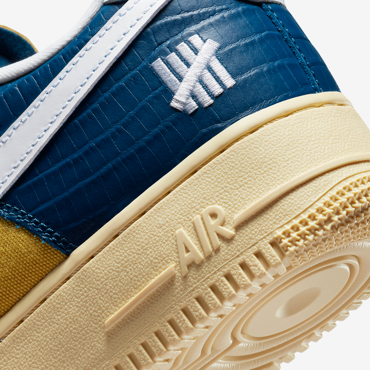 Nike Sneakers, Air Force 1 Low SP ‘Undefeated 5 On It Blue Yellow Croc’
