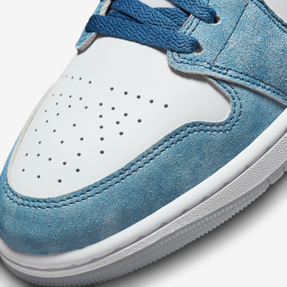 Nike Sneakers, Jordan 1 Mid ‘French Blue Fire Red’