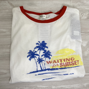 Saint Laurent T-Shirt, 'Waiting For Sunset' T-Shirt (L)