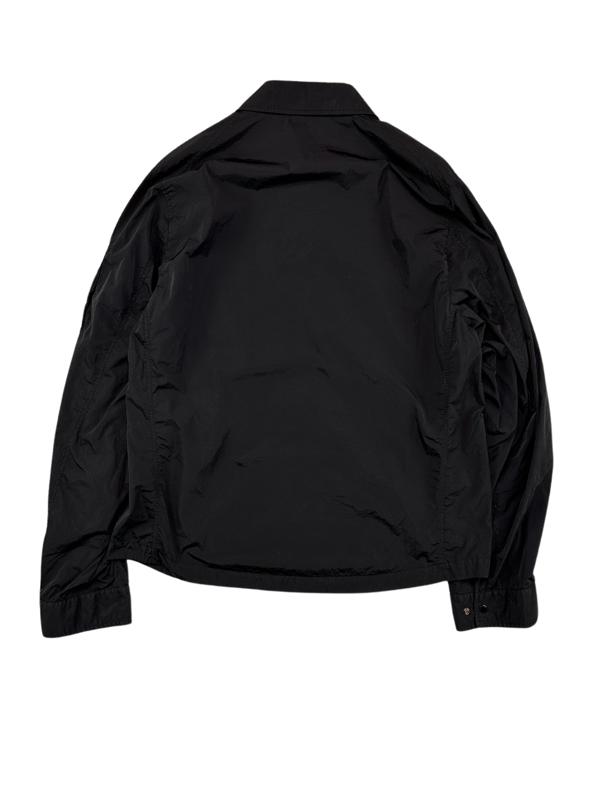 C.P. Company Overshirt, Herre Chrone -R Nylon 'Sort' (X-Large)