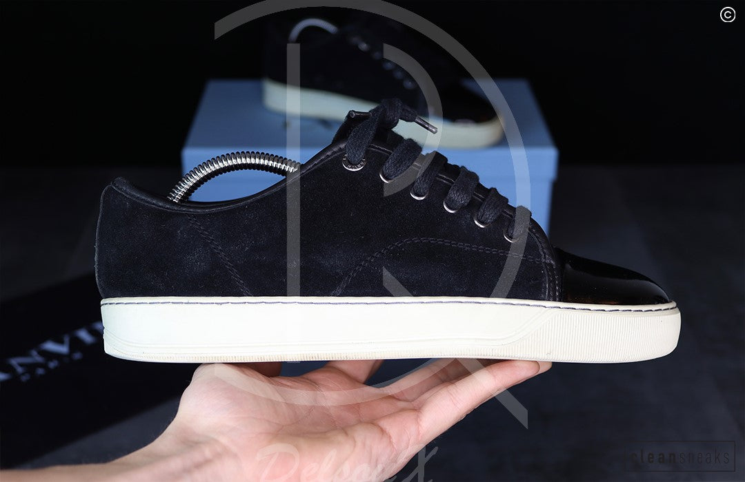 Lanvin 'Black Suede' Lak Toe (39) 👟