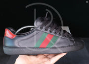 Gucci Ace ’Black Leather’ (41.5) 🐈‍⬛