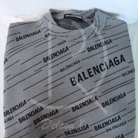 Balenciaga Logo Sweater ‘Grey’ (S) 🦭