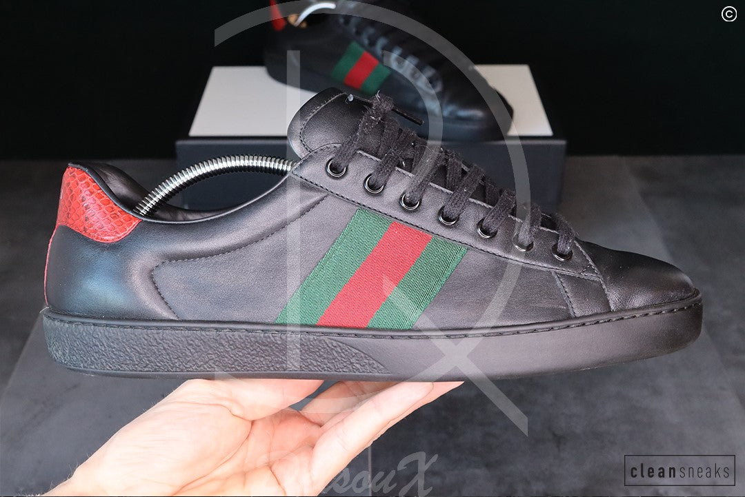 Gucci Ace ’Black Leather’ (45.5) 😁