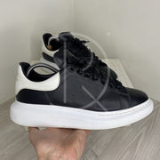 Alexander McQueen Herre 'Black Leather' Oversized (43) ♠️