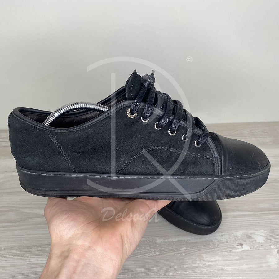 Lanvin Sneakers, Herre 'All Black' Mat Toe (43) 🂱