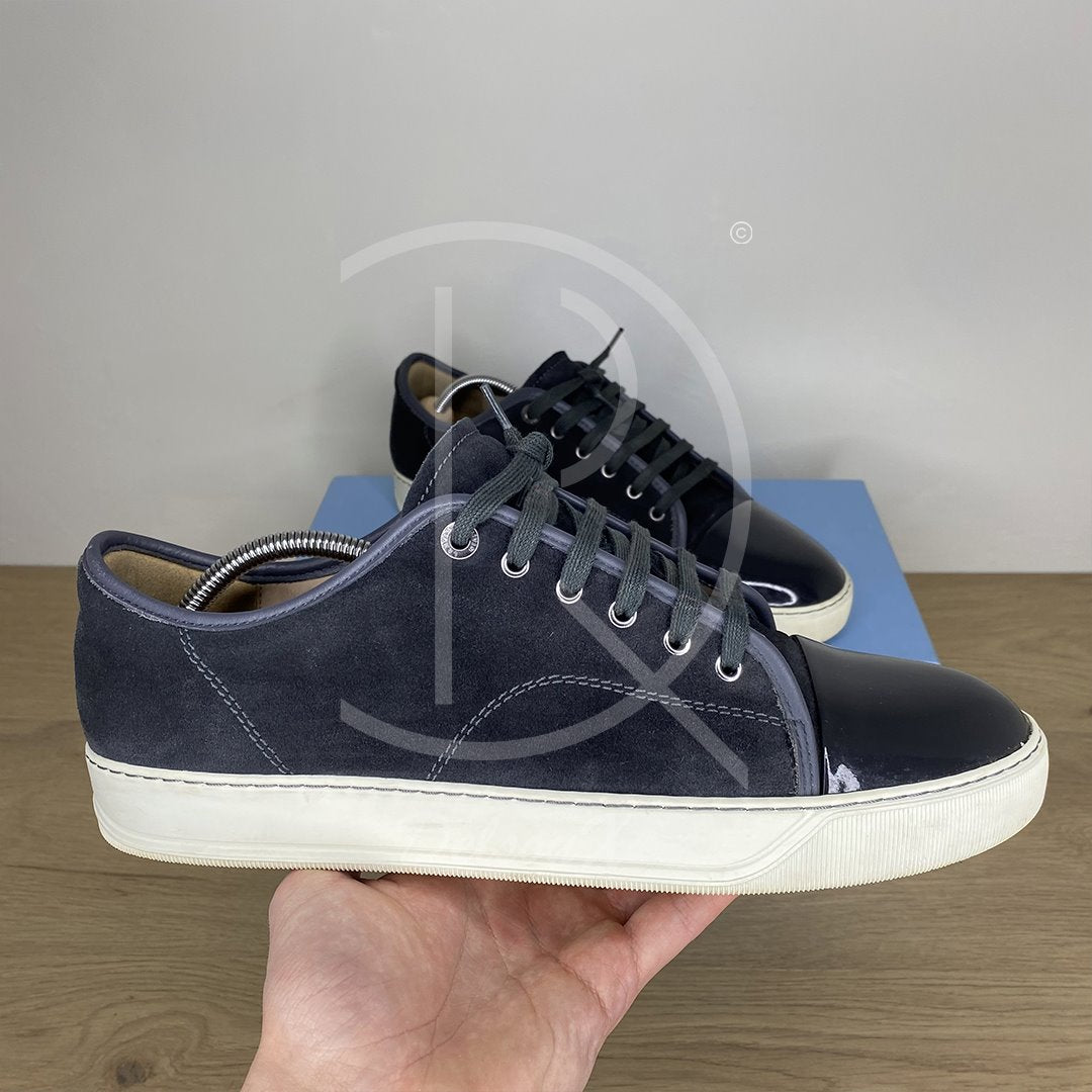 Lanvin 'Elephant Grey' Lak Toe (44) 🏄🏽‍♂️