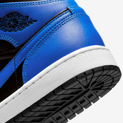 Nike Sneakers, Jordan 1 Mid ‘Hyper Royal Tumbled Leather’