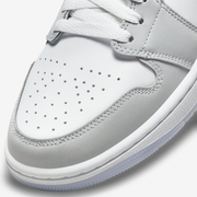Nike Sneakers, Jordan 1 Mid ‘Wolf Grey Aluminum’ (W)