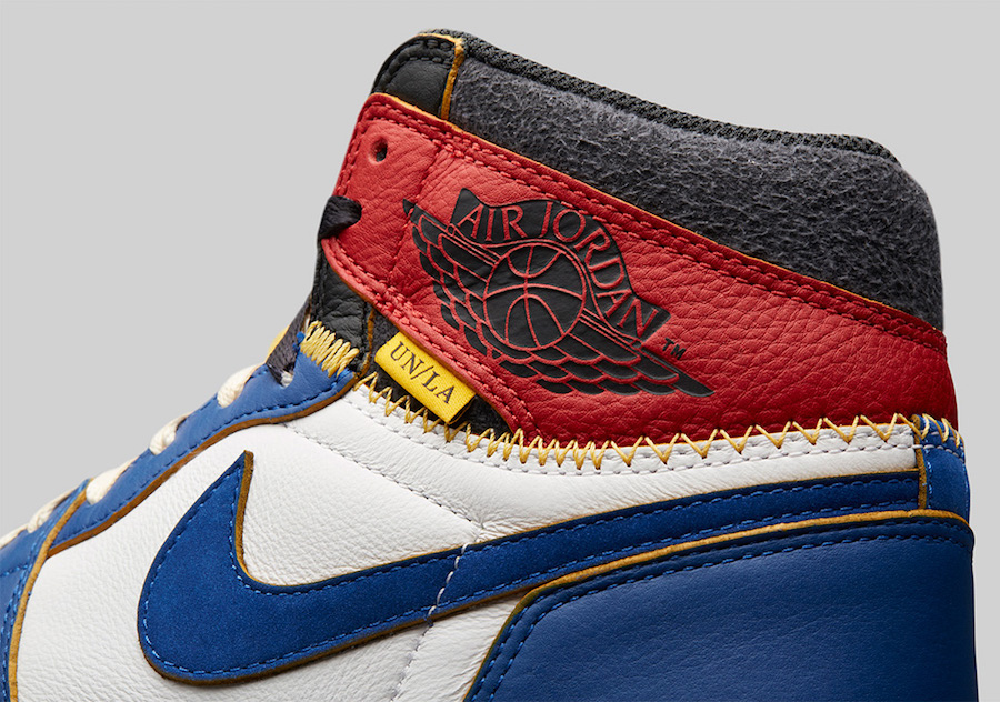 Nike Sneakers, Jordan 1 Retro High ‘Union Los Angeles Blue Toe’