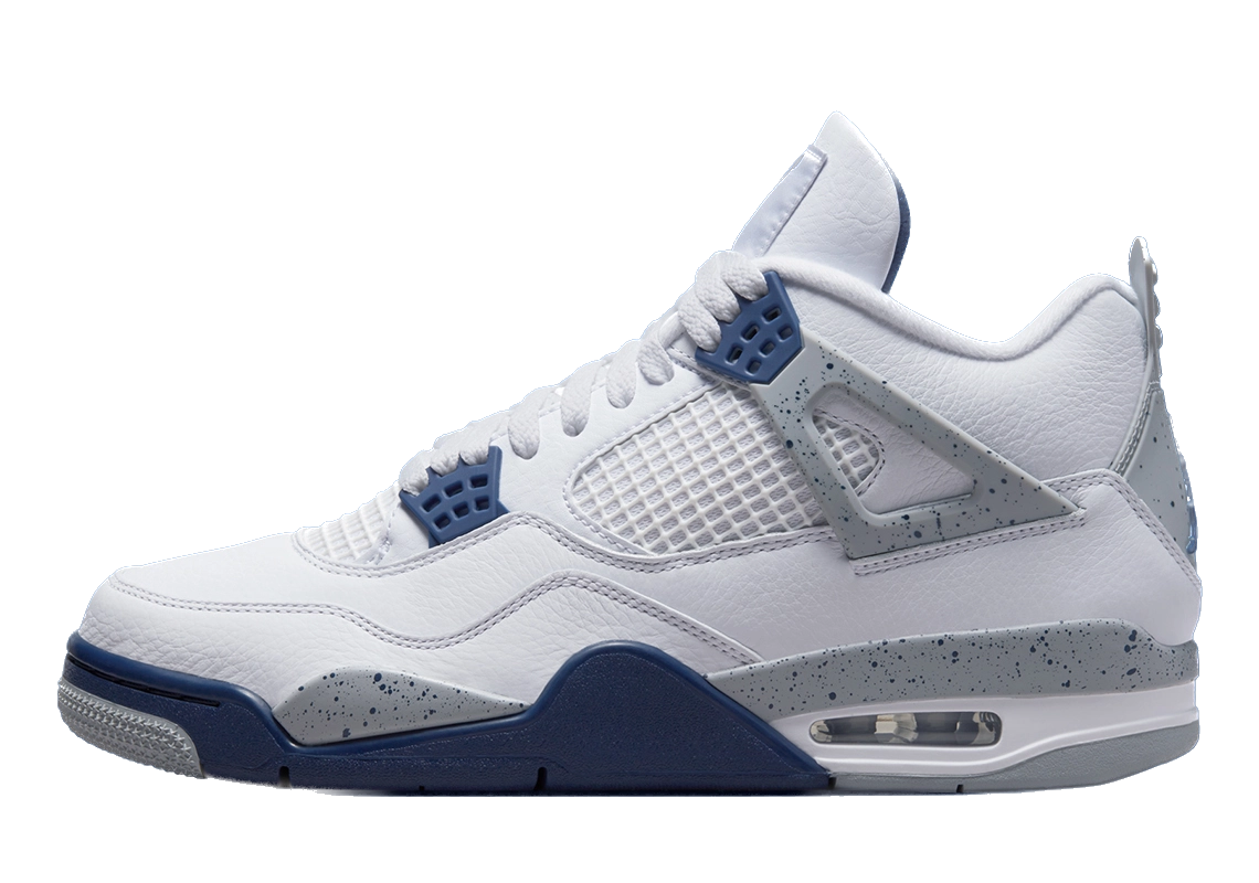 Nike Sneakers, Nike Air Jordan 4 'White Midnight Navy’ 🫐