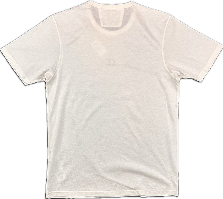 C.P. Company T-Shirt, Herre 'Hvid' (Medium + X-Large)