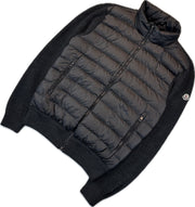 Moncler Cardigan, Herre 'Sort/Grå' Maglione Tricot (Large)