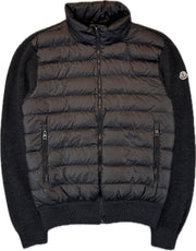 Moncler Cardigan, Herre 'Sort/Grå' Maglione Tricot (Large)