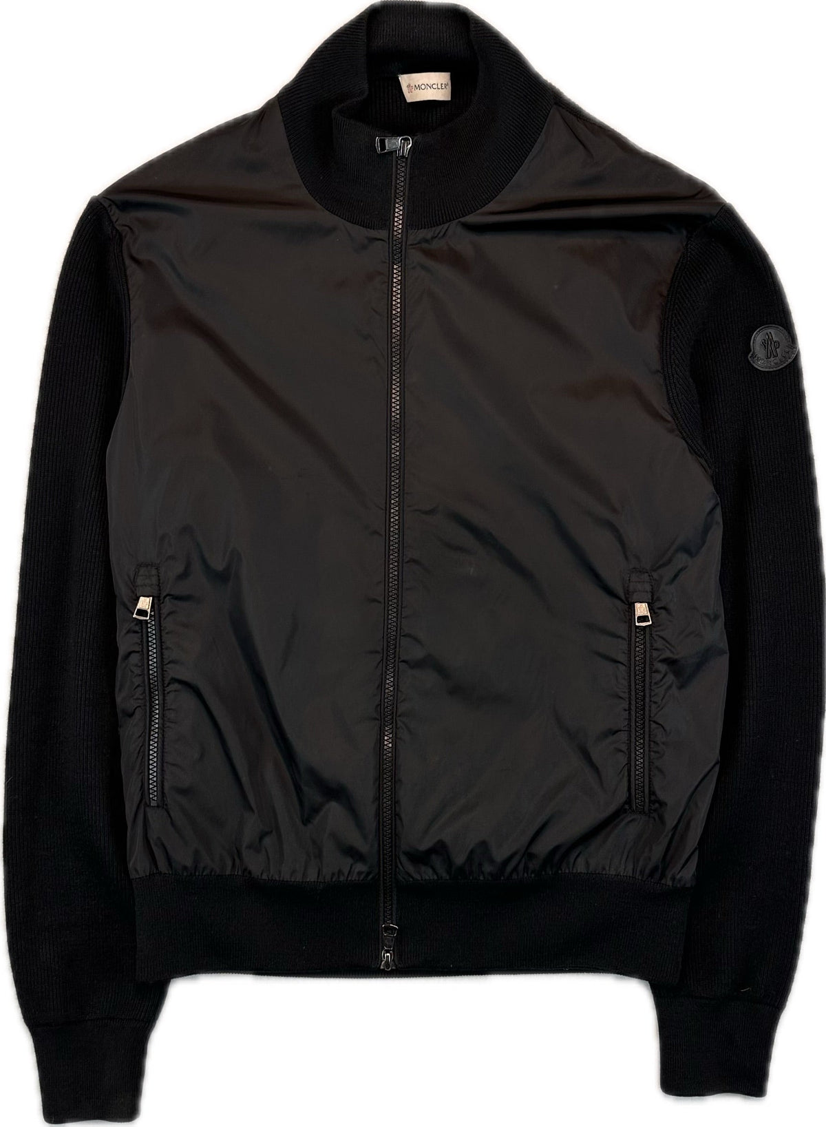 Moncler Cardigan, Herre 'Sort' Maglione Tricot (Medium)