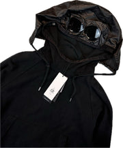 C.P. Company Hoodie, Herre Googles 'Sort' (Large)