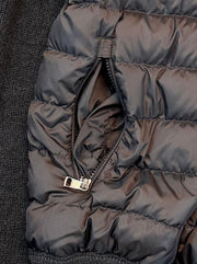Moncler Cardigan, Herre 'Sort/Grå' Maglione Tricot (Large)