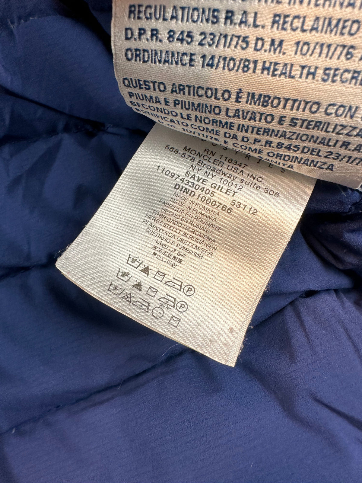 Moncler Save vest