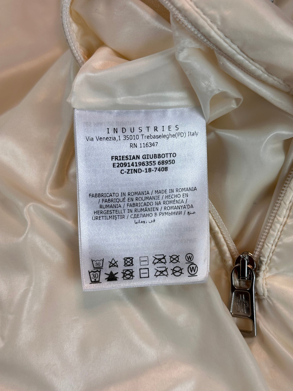 Moncler Vindjakke, Herre 'Hvid' Friesian (M3 / Medium)