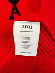 AMI Turtleneck, Herre Heart 'Rød' (Large) 😁