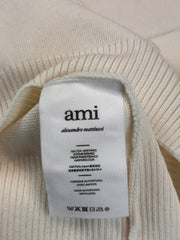 AMI Turtleneck, Herre Heart 'Cream' (Small) 😁