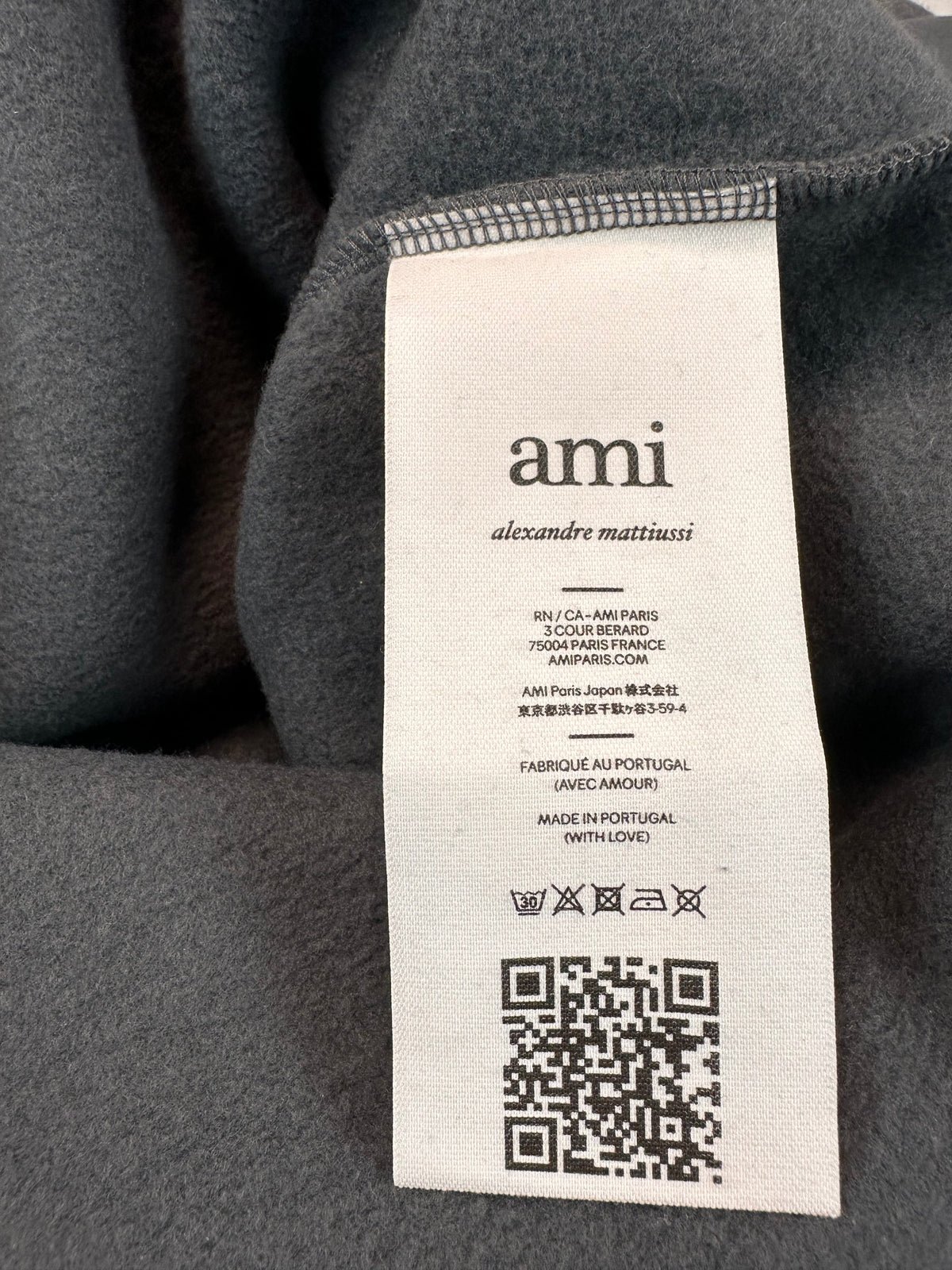 AMI Crewneck, Heart 'Grå' (Small) 🕴️