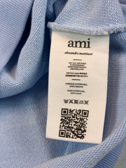 AMI Crewneck, Heart 'Baby Blå' (X-Large) 👀