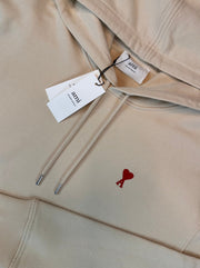 AMI Crewneck, Herre Heart 'Beige' (XX-Large) 😁