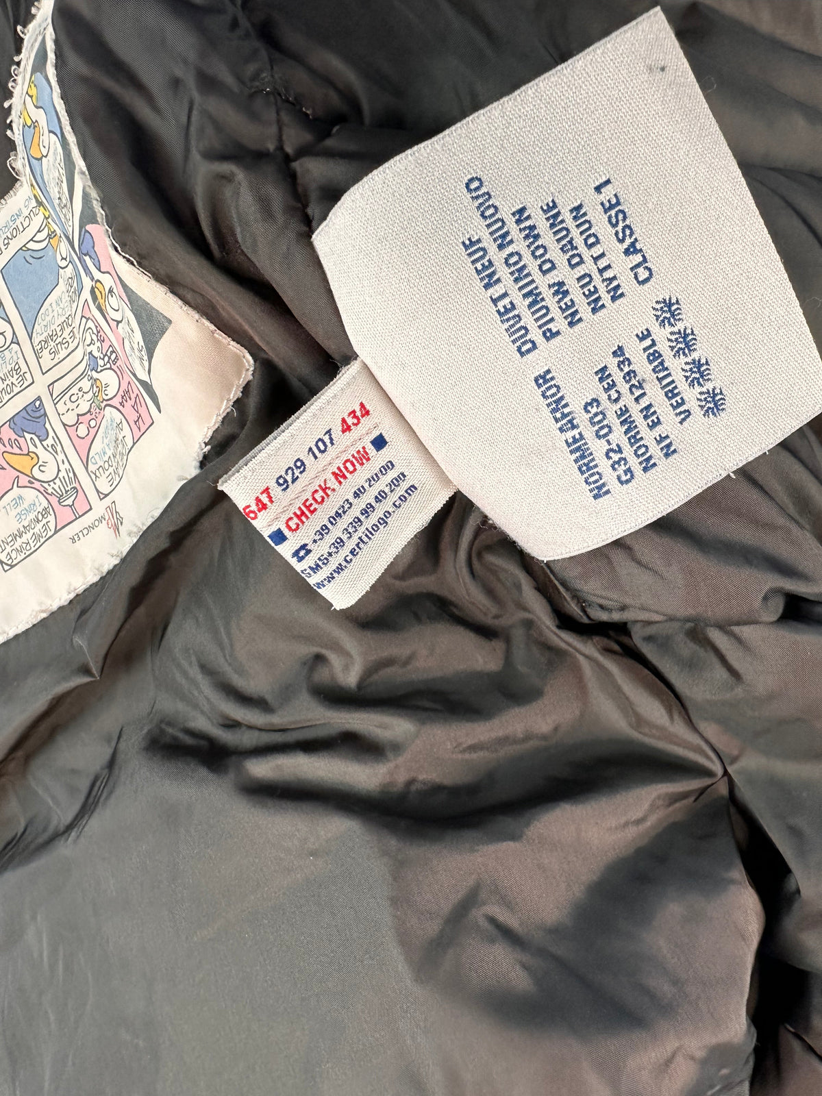 Moncler Vinterjakke, Herre 'Grå' Eusebe (M4 / Large)