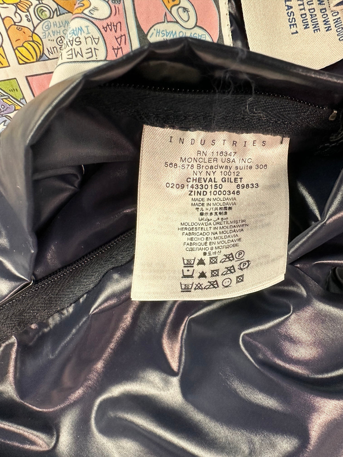 Moncler Veste, Herre 'Sort' Cheval (M2)