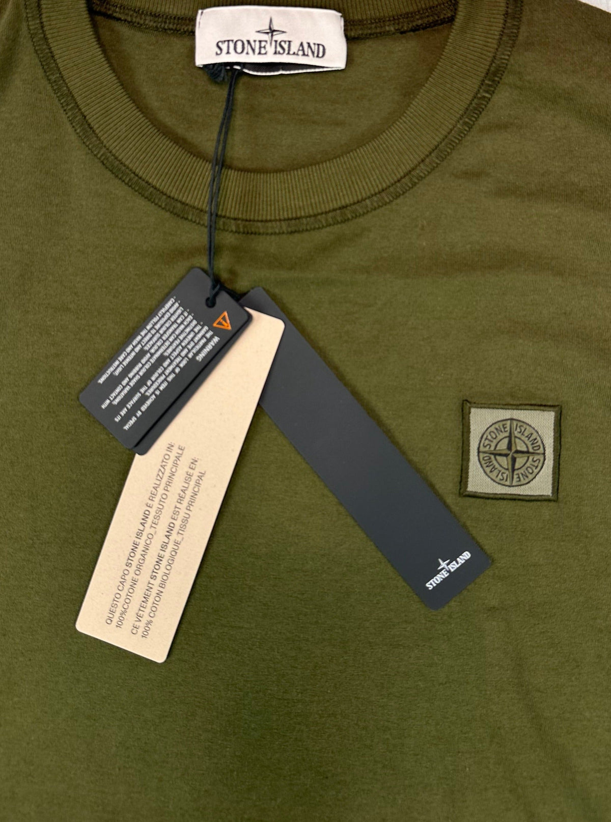 Stone Island T-Shirt, Herre 'Gron' (M)
