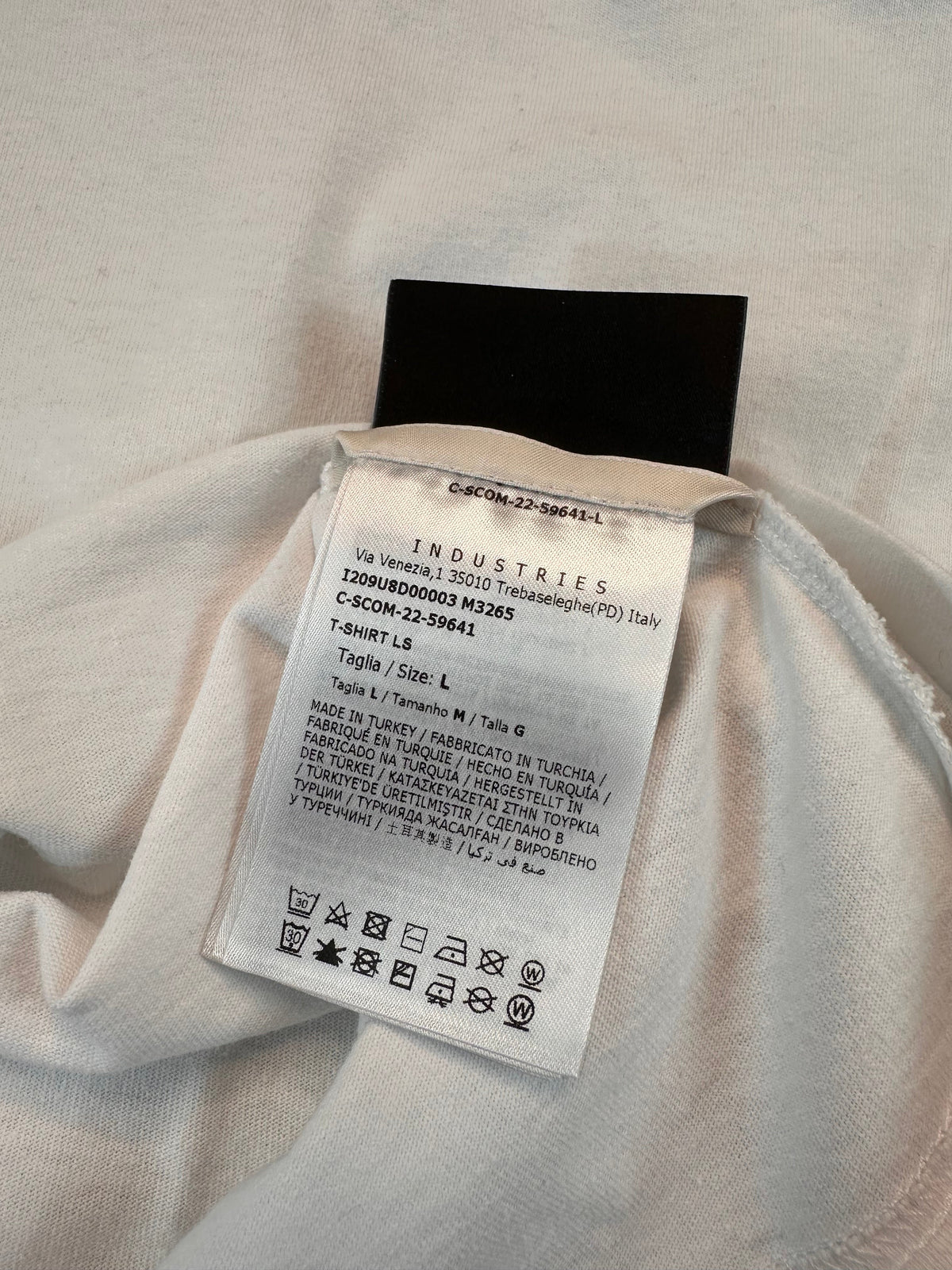 Moncler T-Shirt, Herre Langærmet 'Hvid' Genius (Large')