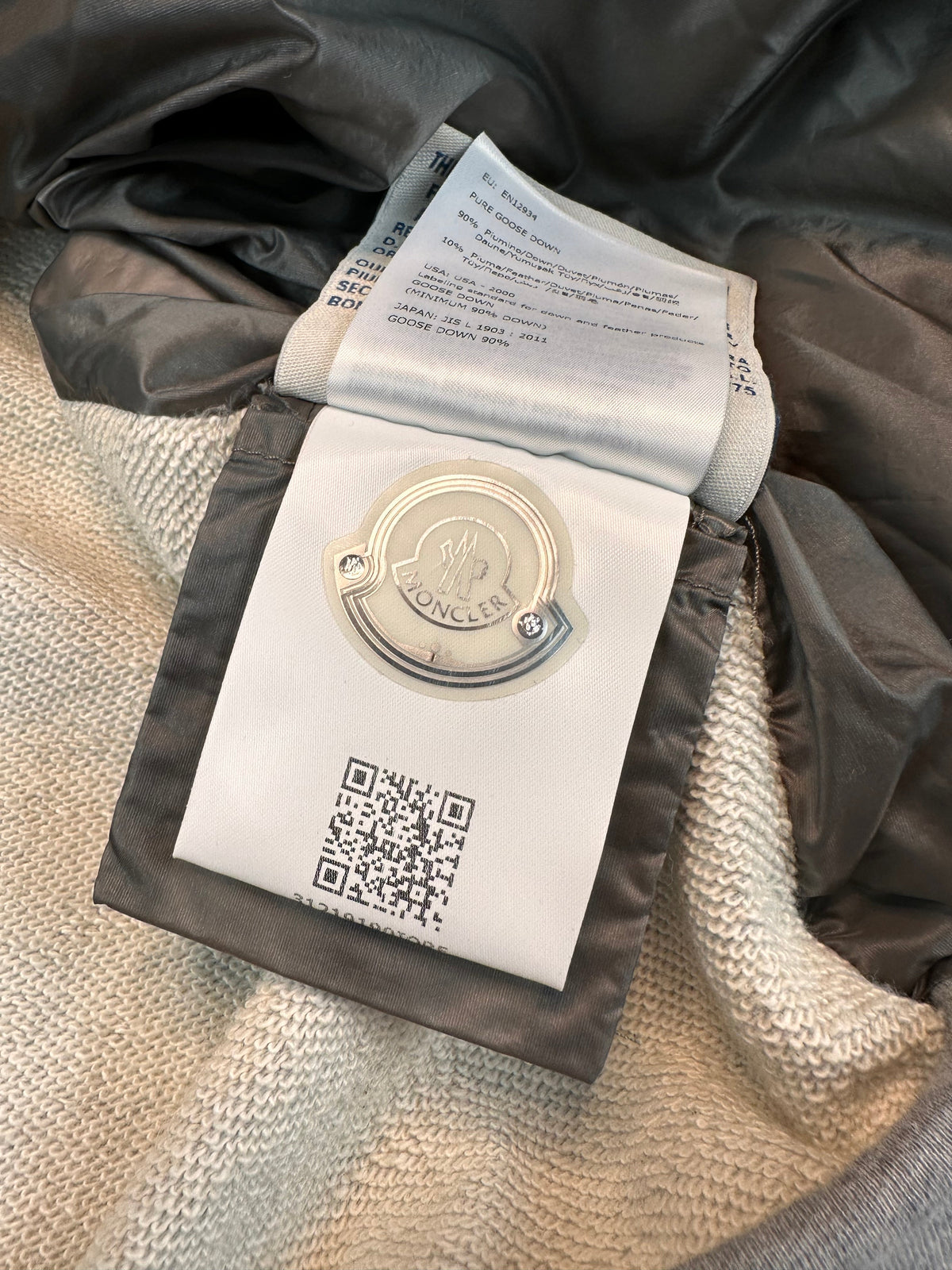 Moncler Cardigan, Herre 'Grå' Maglia (Small)