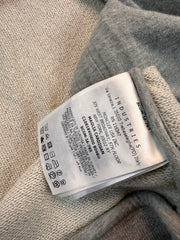 Moncler Zip Hoodie, Herre, 'Grå' Double Logo (XX-Large)