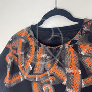 Marcelo Burlon Moa Black 'Snake Print' (S) 🐍