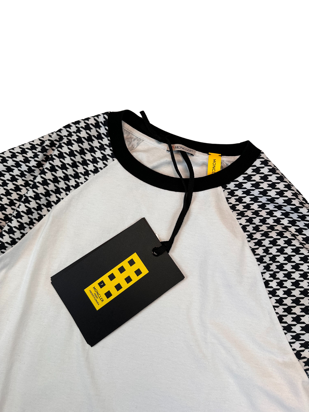 Moncler T-Shirt, Herre Langærmet 'Hvid' Genius (Large')