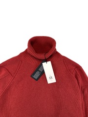 C.P. Company TurtleNeck, Herre Lambswool 'Rød' (Large / 50)
