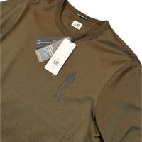 C.P. Company T-Shirt, Herre 'Brun' (Small)