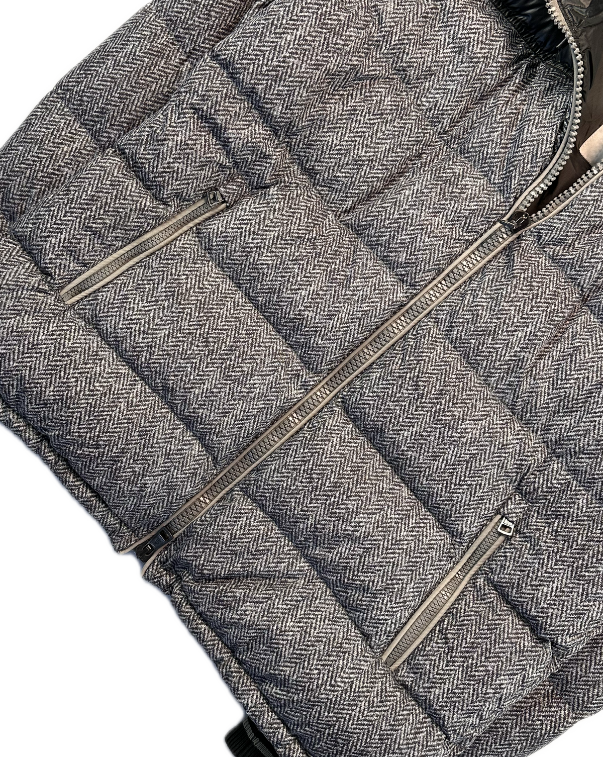 Moncler Vinterjakke, Herre 'Grå' Eusebe (M4 / Large)