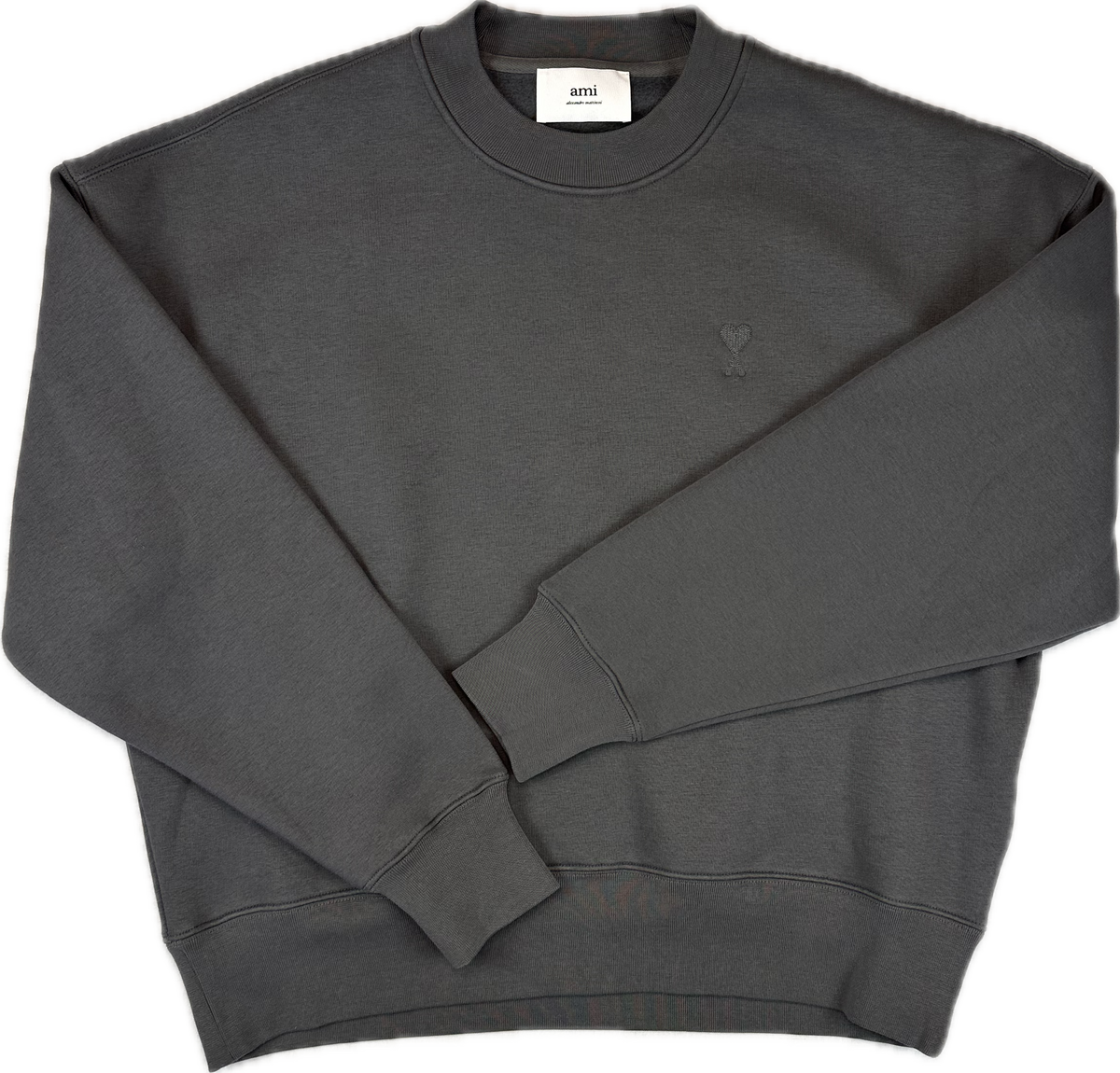 AMI Crewneck, Heart 'Grå' (Small) 🕴️