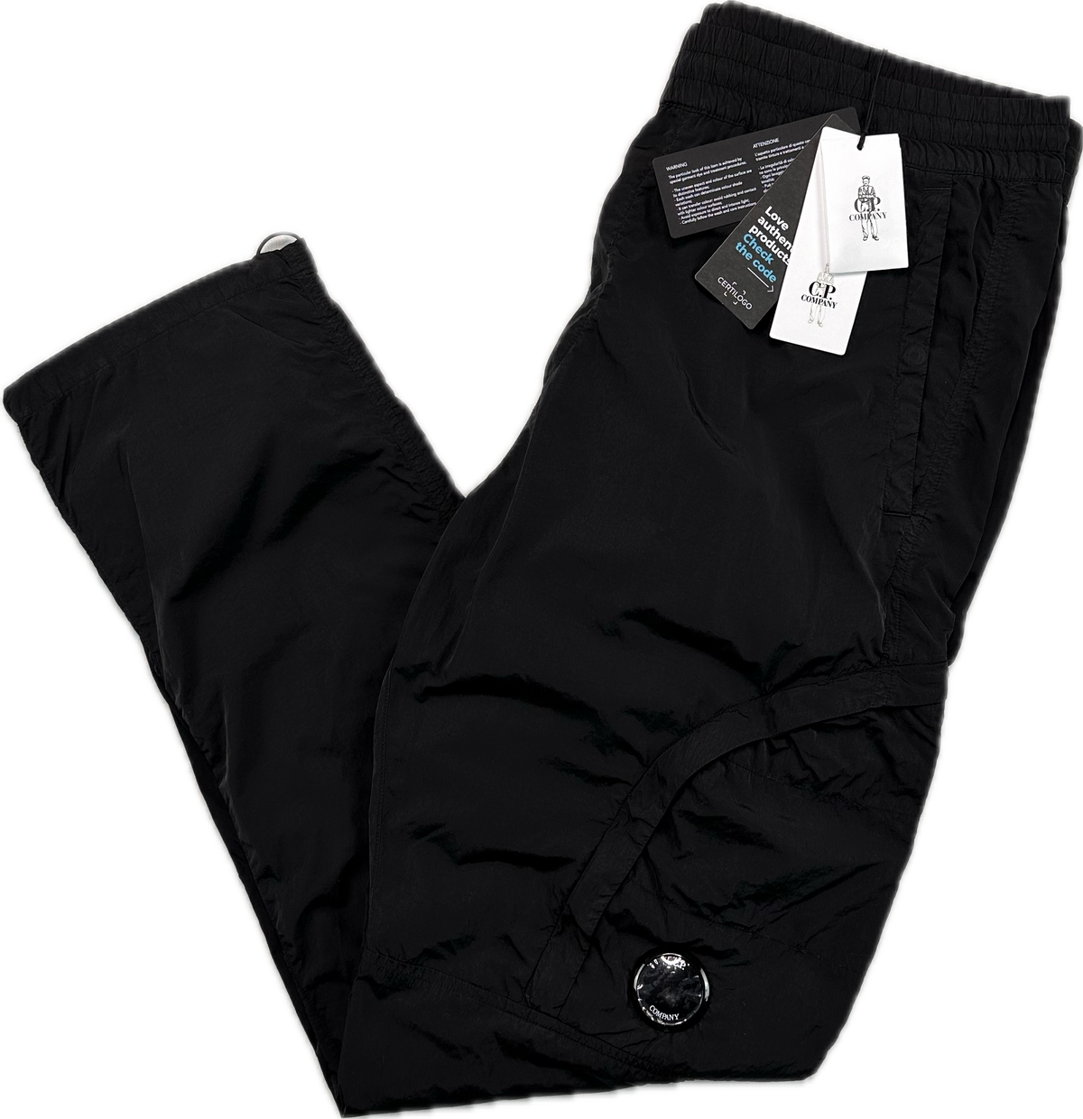 C.P. Company Pants, Herre Cargo 'Sort' (X-Large / 52)