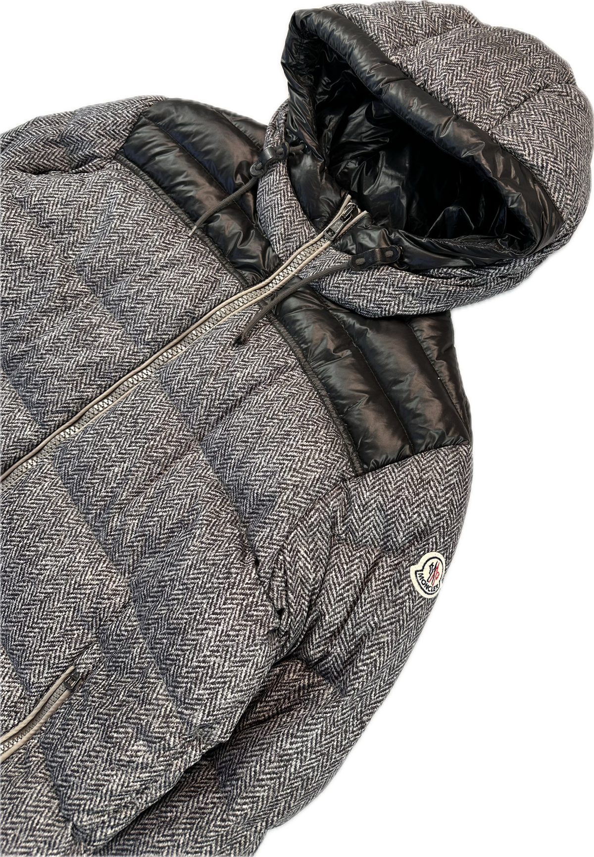 Moncler Vinterjakke, Herre 'Grå' Eusebe (M4 / Large)