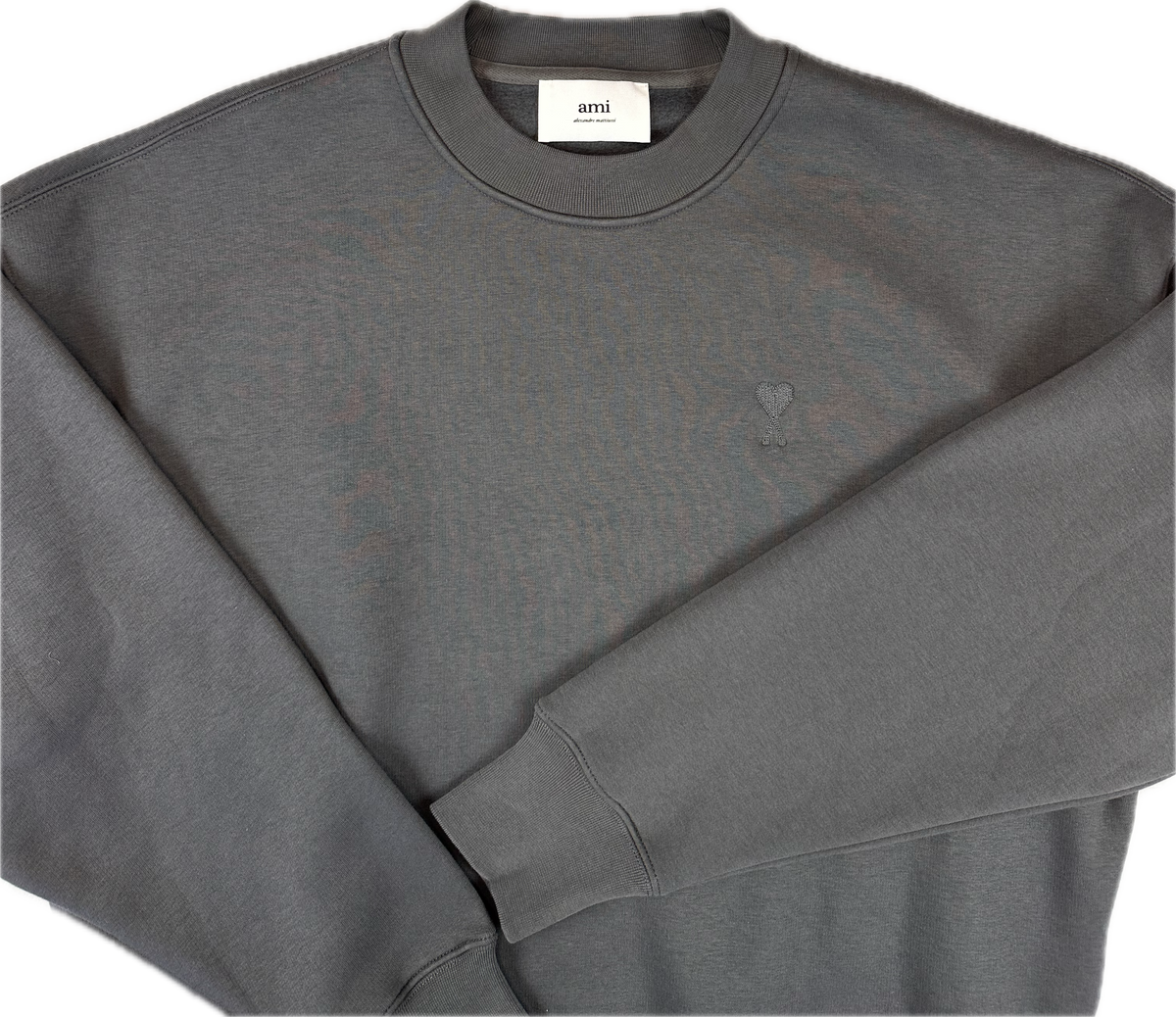 AMI Crewneck, Heart 'Grå' (Small) 🕴️