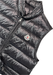 Moncler Vest, Herre 'Sort' Giu (M1 / Small)