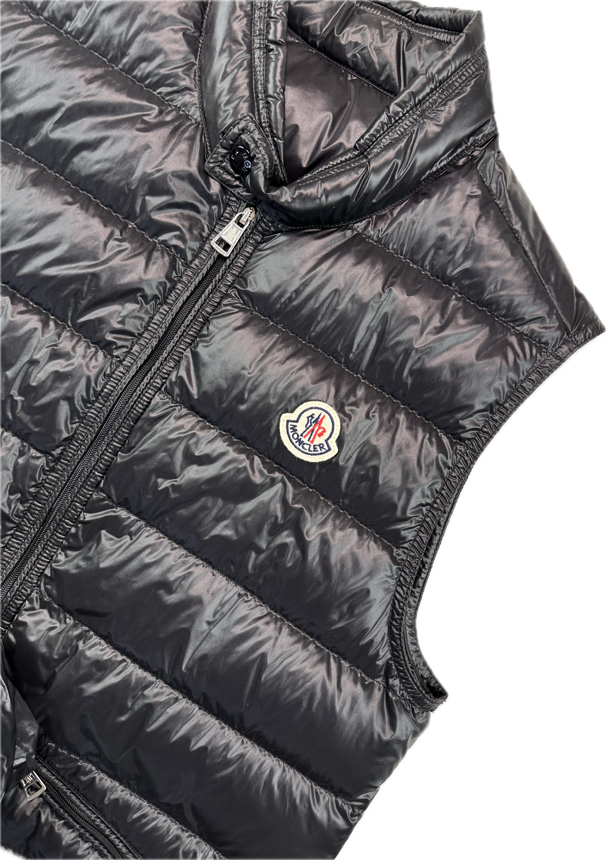 Moncler Vest, Herre 'Sort' Giu (M1 / Small)